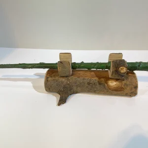 Wooden Wand on Stand, Handmade in UK, (A)