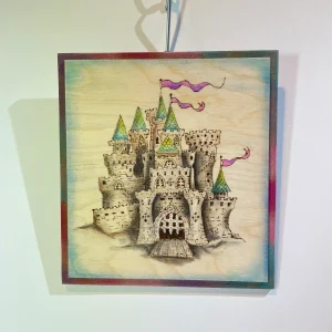 The Castle. Pyrography (C)