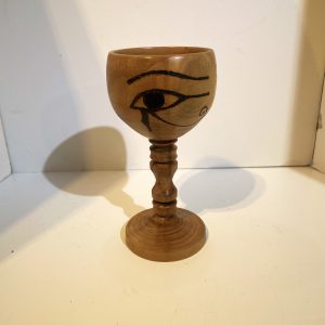 Eye of Ra, Turned Wooden Goblet (H) (Copy)