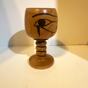 Eye of Ra, Turned Wooden Goblet (H)