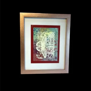 Butterfly Mornings. Framed artwork (M)