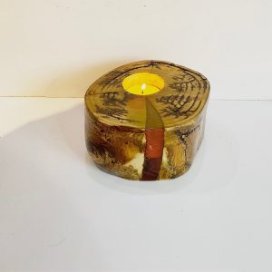 Handmade, Unique, Tea Light Holder. (B)