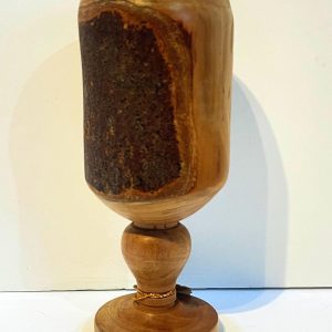 Live Edge, Turned Wooden Goblet (D)