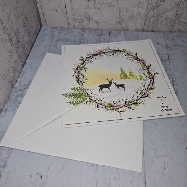 Wreath Christmas Design Card - Image 5