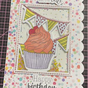 Happy birthday shaker card