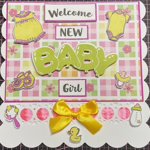 New baby card