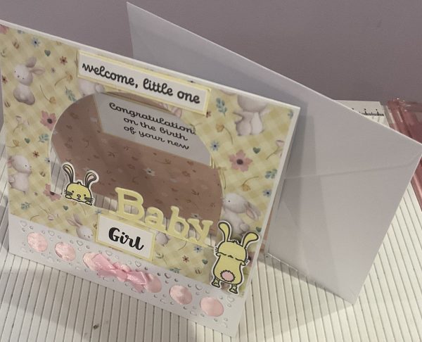 Peekaboo baby girl card - Image 4