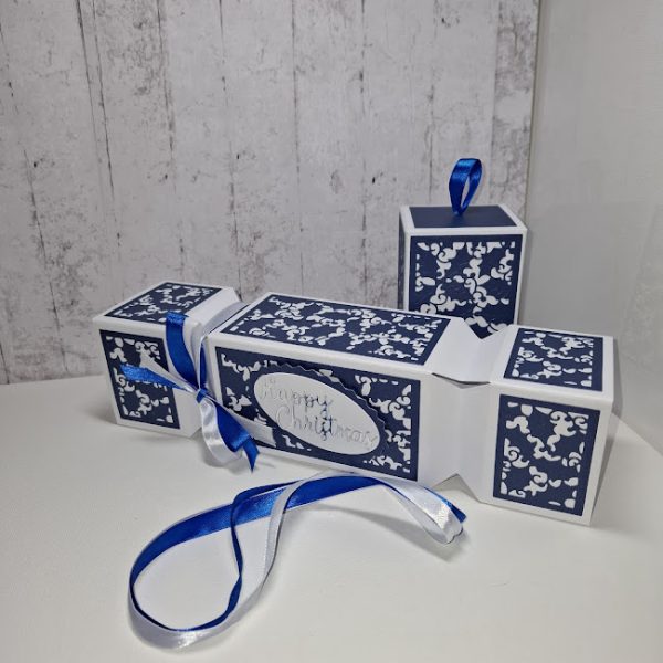 Blue Cracker Design Gift Box - Image 4