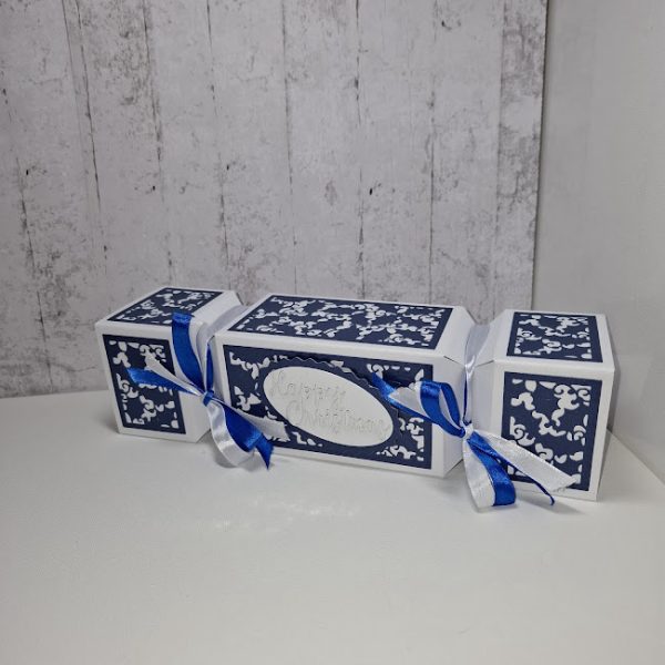 Blue Cracker Design Gift Box - Image 2