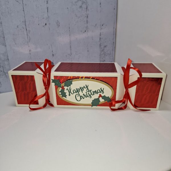 Red Cracker Design Gift Box
