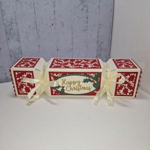 Red Cracker Design Gift Box