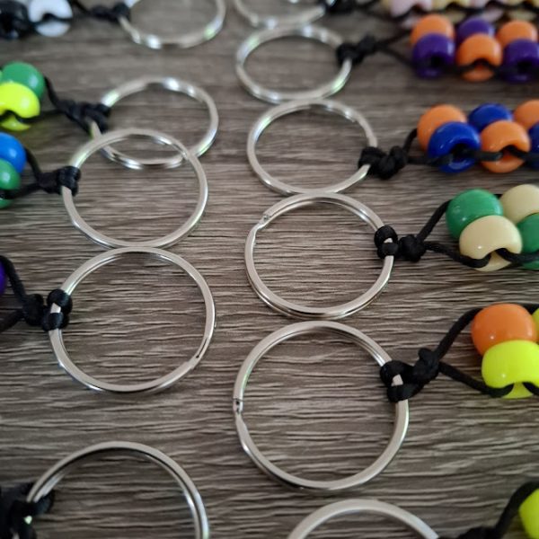 Double Beaded Fidget Keyring - Image 5