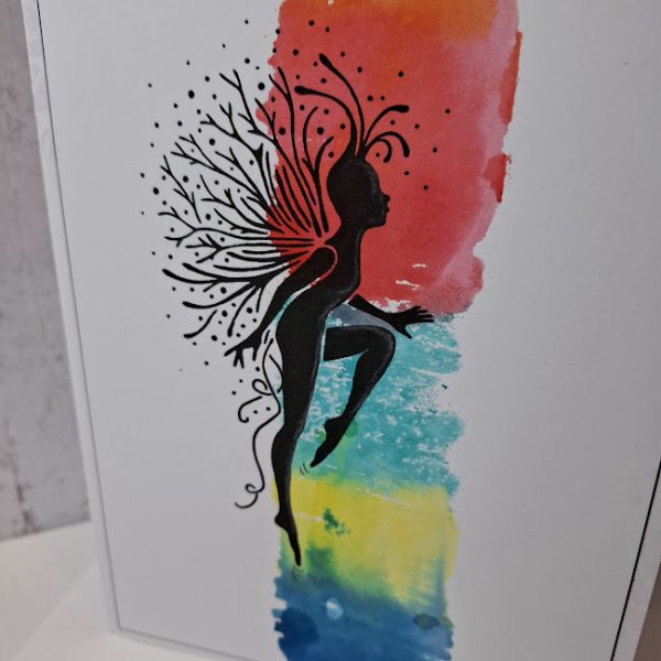 Fantasy Leaping Fairy Card (A) - Image 2