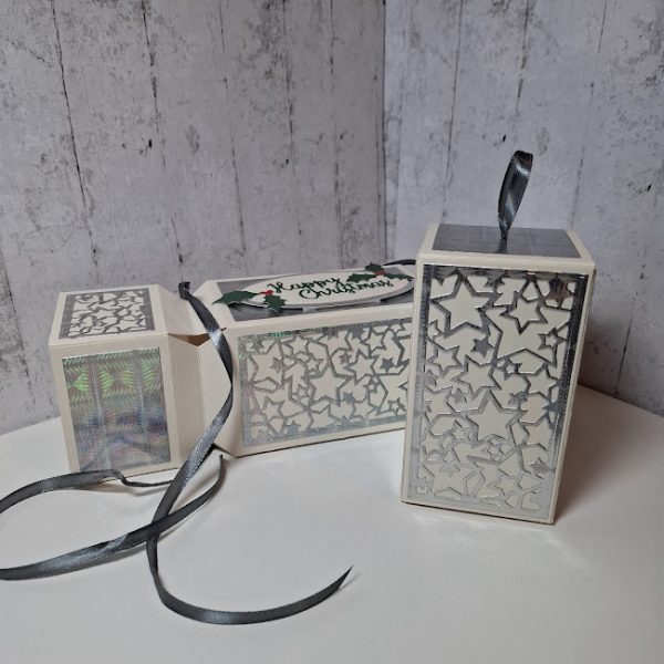 Silver Cracker Design Gift Box - Image 3