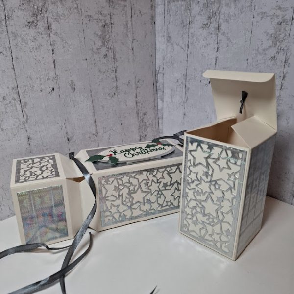 Silver Cracker Design Gift Box - Image 4
