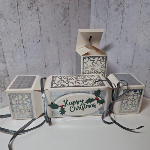 Silver Cracker Design Gift Box - Image 5