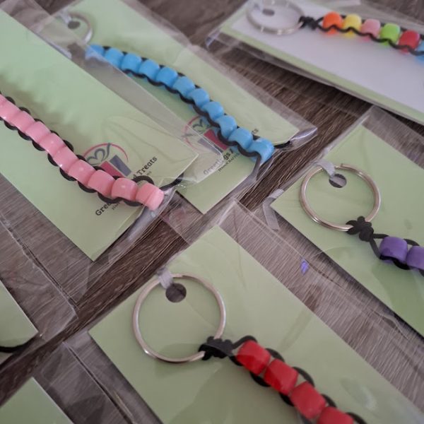 Single Beaded Fidget Keyring - Image 3