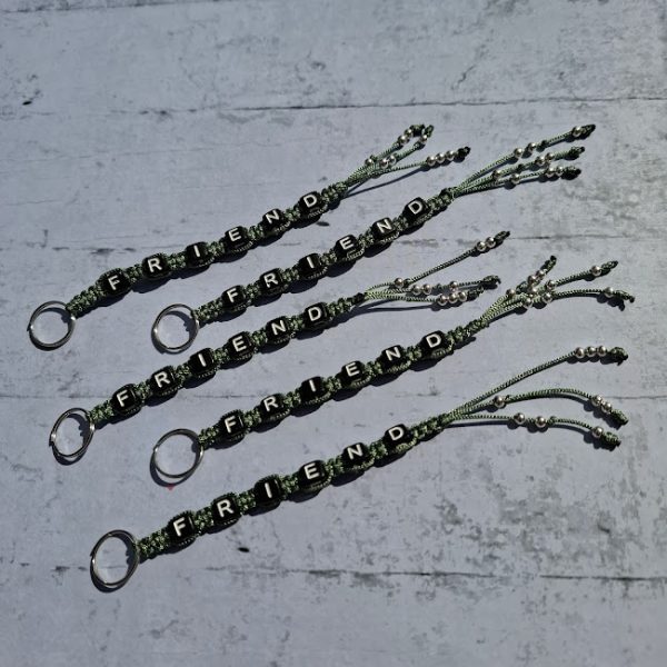 Macrame Personalised Keyring