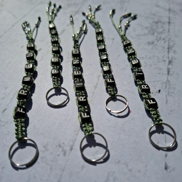 Macrame Personalised Keyring - Image 4