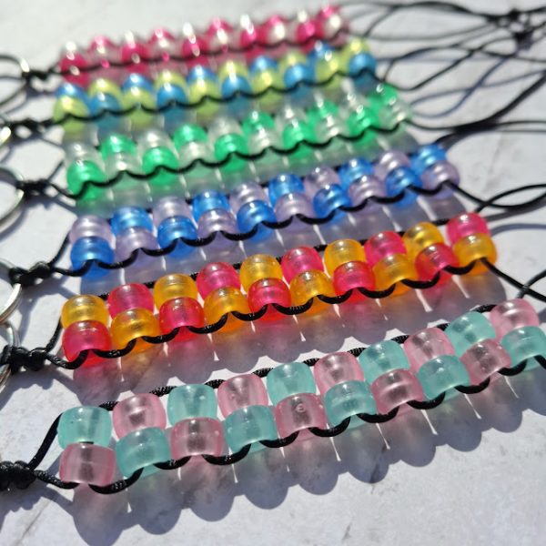Glow in the Dark - Double Beaded Fidget Keyring - Image 6