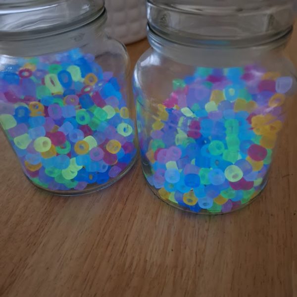 Glow in the Dark - Double Beaded Fidget Keyring - Image 7