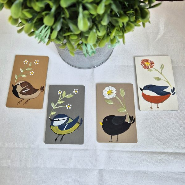 Folky Feathered Friends Collection - Fridge magnet - Image 2