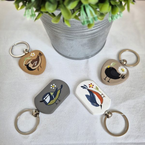 Folky Feathered Friends Collection - Keyring/Bag charm - Image 2
