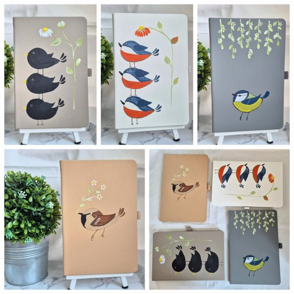 Folky Feathered Friends Collection - Notebook