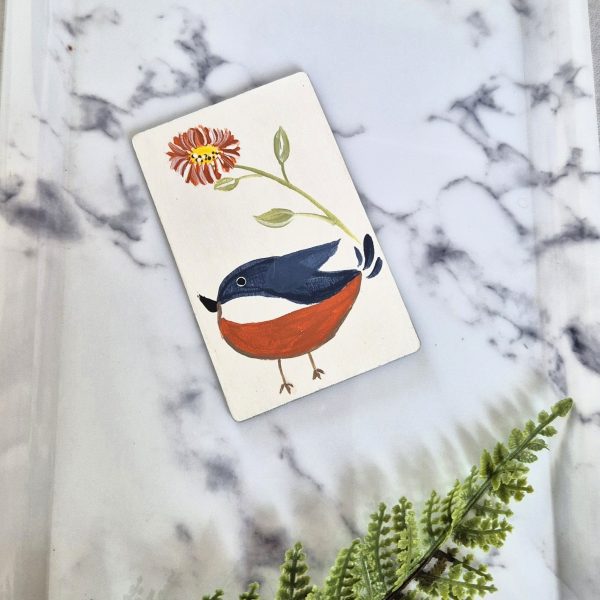 Folky Feathered Friends Collection - Fridge magnet - Image 5