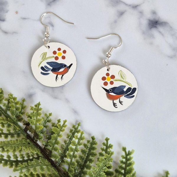 Folky Feathered Friends Collection -Earrings - Image 6