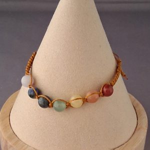 Hand Knotted Chakra Bracelet