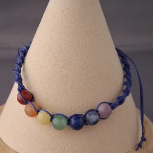 Hand Knotted Chakra bracelet