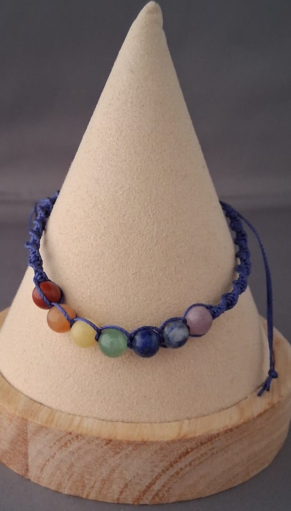 Hand Knotted Chakra bracelet