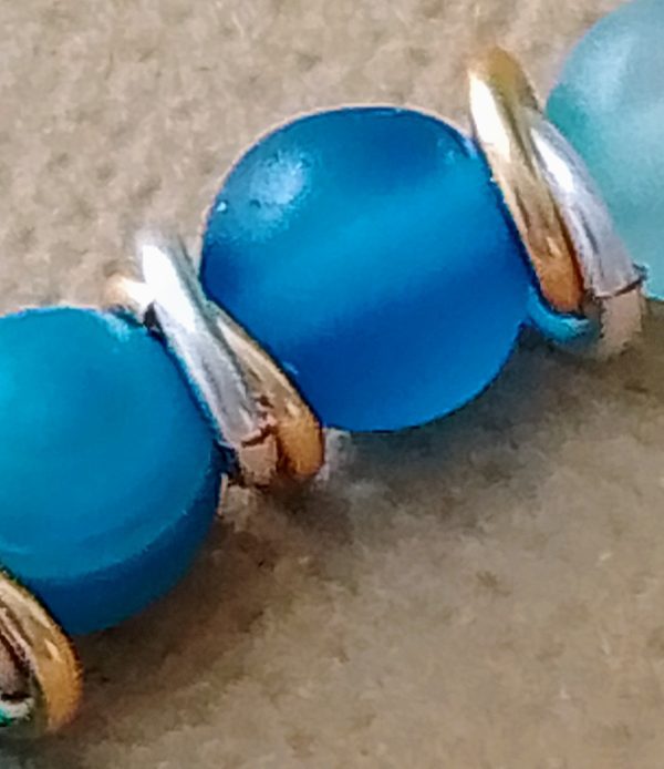Linked Ring & Agate Bracelet - Image 2