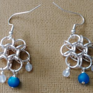 Chain Maille Connector Earrings