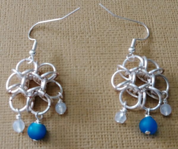 Chain Maille Connector Earrings