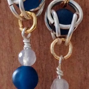 Chain Maille Box Earrings