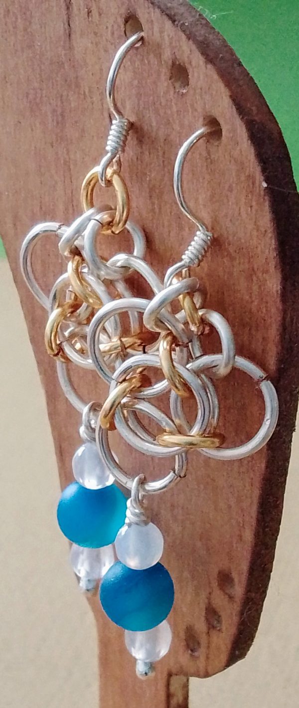 Chain Maille Unit Earrings