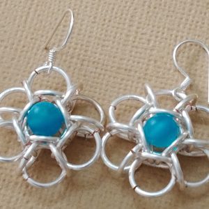 Chain Maille Connector Earrings