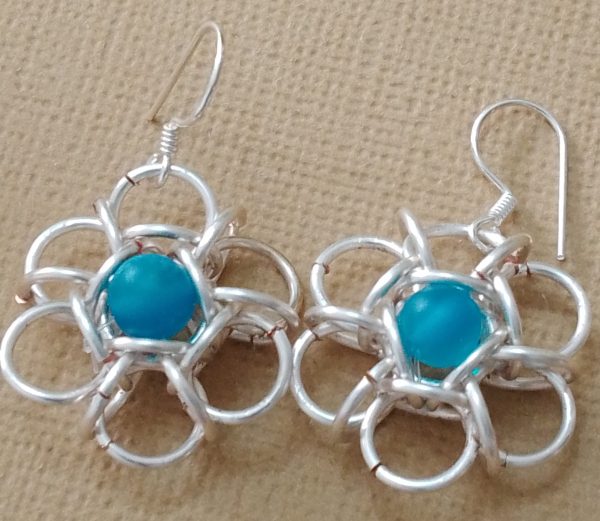 Chain Maille Connector Earrings
