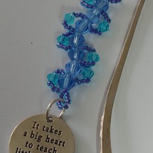 Teachers Beaded Bookmark