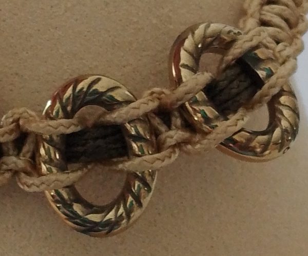 Hematite noughts and crosses slider bracelet - Image 5