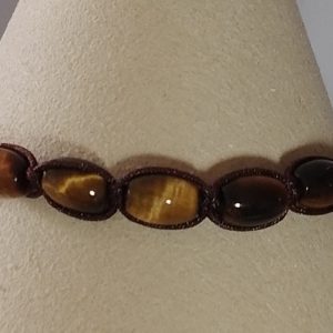 Tigers Eye Shamballa Style Bracelet