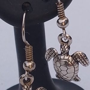 Turtle Charm Earrings