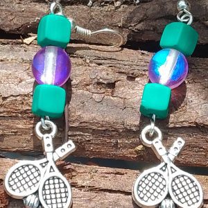 Tennis Twilight Earrings