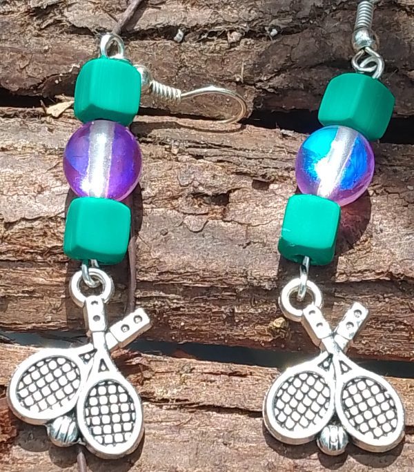 Tennis Twilight Earrings