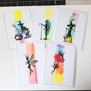 Five Card Pack (Fairies & Witches)