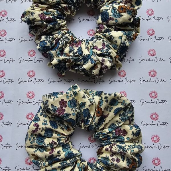 Gorgeous Vintage Floral Scrunchie - Size: XL - Image 2