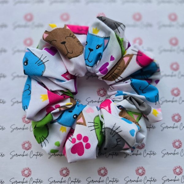Colourful Kitty Scrunchie - Size: XL - Image 6