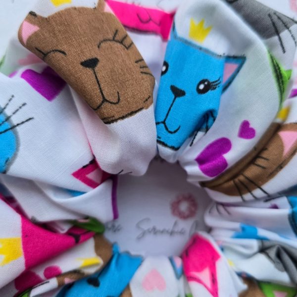 Colourful Kitty Scrunchie - Size: XL - Image 3